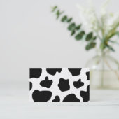Koeienvlekvormig visitekaartje | Dierafdrukken (Staand voorkant)
