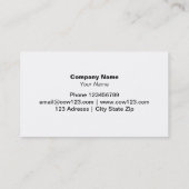 Koeienvlekvormig visitekaartje | Dierafdrukken (Achterkant)