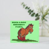 KOEIEREN-GEBOORTEDAGSPARTY UITNODIGING ~ GEMAKKELI (Staand voorkant)