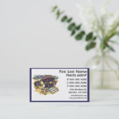 Koekbenodigdheden thema Reismiddelen visitekaartje (Staand voorkant)