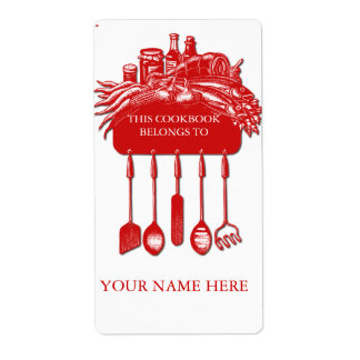 Koekboek Collectie Bookplaat ... Etiket