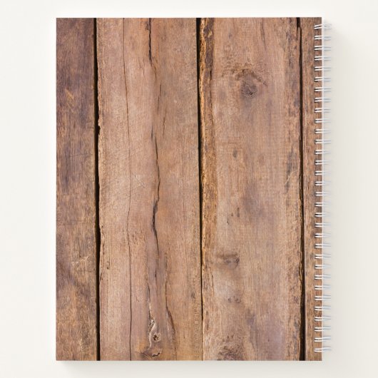 Koekboek voor favoriete familie van Barnwood Recip Notitieboek (Achterkant)