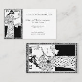 Koekbord van de vrouw visitekaartje (Voorkant / Achterkant)