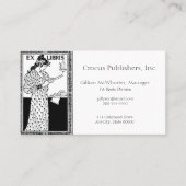 Koekbord van de vrouw visitekaartje (Voorkant)