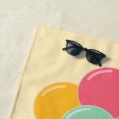 Koekdoek voor snoepgoed en ballonnen strandlaken (In situ)