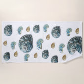 Koekdoeken Seashells Strandlaken (Voorkant)