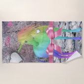 Koekdoeken Unicorn Strandlaken (Voorkant)