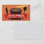 Koekelmessen met een steentje, kokoeskoek, ... visitekaartje (Voorkant / Achterkant)