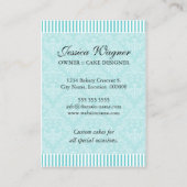 Koeken Bakery Aqua Visitekaartje (Achterkant)