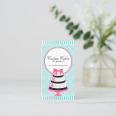 Koeken Bakery Aqua Visitekaartje (Staand voorkant)