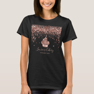 Koeken gebakken bakkerij Chef Glitter Drift Roos G T-shirt