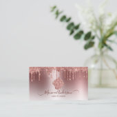 Koeken gebakken bakkerij Chef Glitter Drift Roos G Visitekaartje (Staand voorkant)