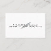 Koekenpan en levensmiddelen visitekaartje (Achterkant)