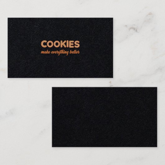 Koekent alles beter visitekaartje (Voorkant / Achterkant)