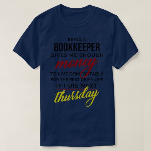 Koekhouder Funny Quote T-shirt (Design voorkant)