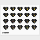 Koekje #4 hart sticker (Vel)