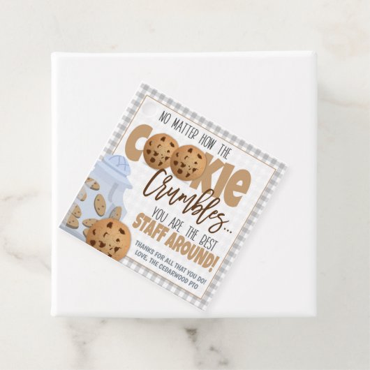 Koekje Dank je cadeau Label (In situ)