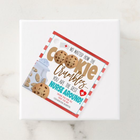 Koekje Dank je zuster Gift Label (In situ)