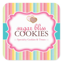 Koekje en dessert - Verpakking Stickers