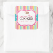 Koekje en dessert - Verpakking Stickers (Tas)