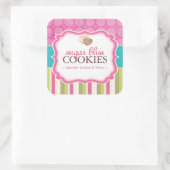 Koekje en dessert - Verpakking Stickers (Tas)