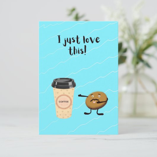 Koekje en koffie (Staand voorkant)