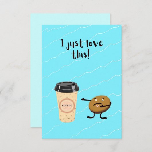 Koekje en koffie (Voorkant / Achterkant)