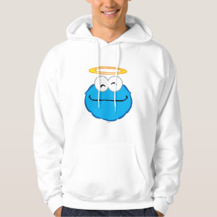 Koekje glimlachend gezicht met Halo Hoodie