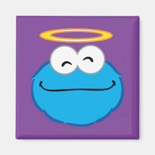 Koekje glimlachend gezicht met Halo Magneet