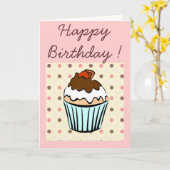 koekje kaart (Gele Bloem)