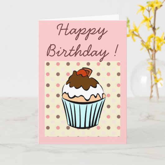 koekje kaart (Gele Bloem)