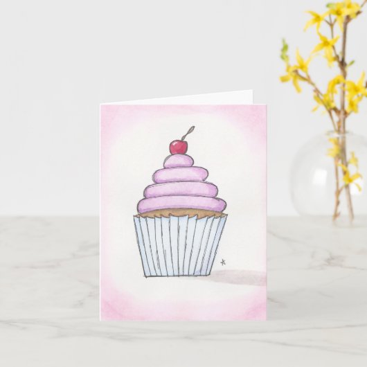 koekje kaart (Gele Bloem)