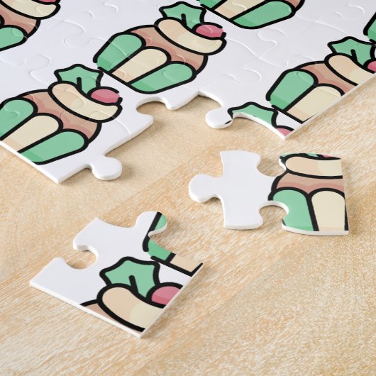 koekje legpuzzel (Zijkant)