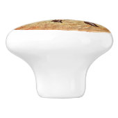 Koekje met een biet keramische knop (Zijkant)