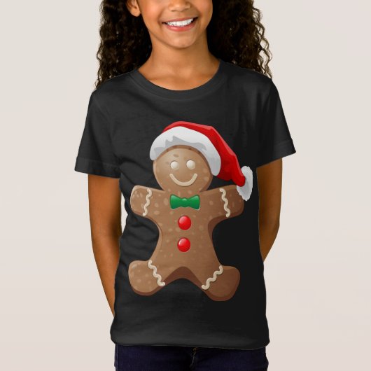 Koekje met kerstman Pet Christus T-shirt (Voorkant)