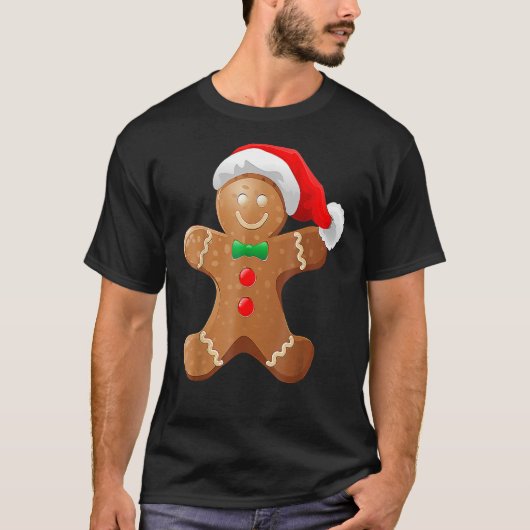 Koekje met kerstman Pet Christus T-shirt (Voorkant)
