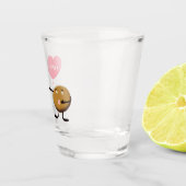 Koekje met melk shot glas (Rechts)