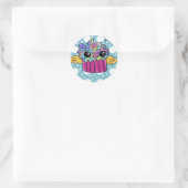 koekje ronde sticker (Tas)