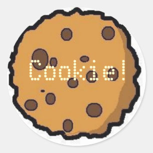 Koekje! Ronde Sticker