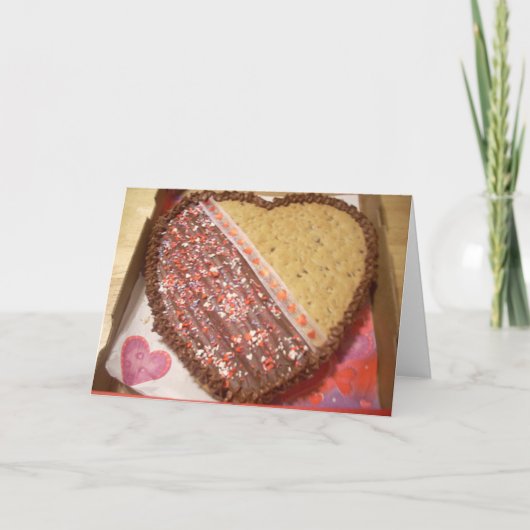 Koekje Twee van Valentijn Feestdagen Kaart (Voorkant)