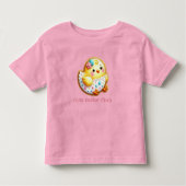 koekje van een paaskuiken kinder shirts (Voorkant)