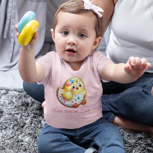 koekje van een paaskuiken kinder shirts