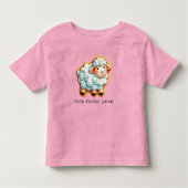 koekje van paaslammetje kinder shirts (Voorkant)