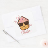 Koekje Vierkante Sticker (Envelop)