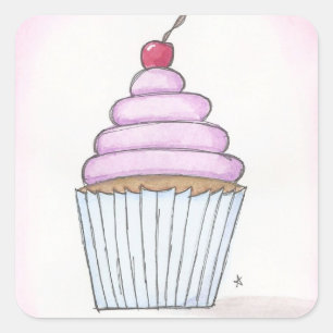 koekje vierkante sticker