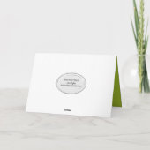 Koekje voor de verjaardag van papa kaart (Achterkant)