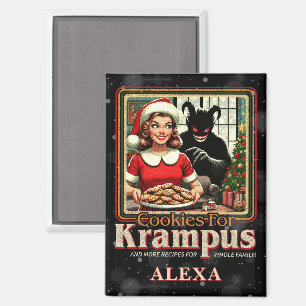 Koekje voor Krampus Prettig Kerstmis Krampus Horro Magneet