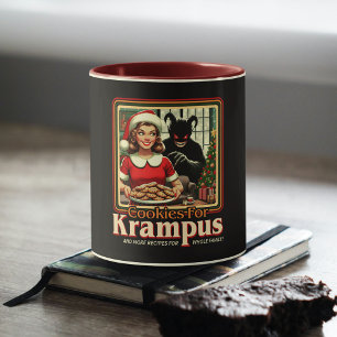 Koekje voor Krampus Prettig Krampus Kerstmis Horro Mok