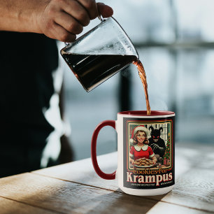 Koekje voor Krampus Prettig Krampus Kerstmis Horro Mok