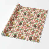 Koekje Wrap Cadeaupapier (Uitgerold)